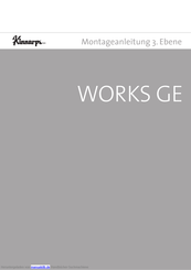 Kinnarps works GE Bedienungsanleitung