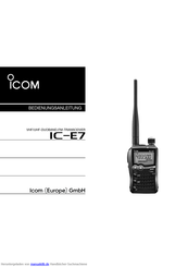 icon Audio IC-E7 Bedienungsanleitung