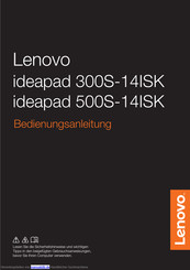 Lenovo ideapad 500S-14ISK Bedienungsanleitung