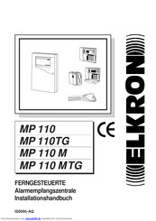 Elkron MP 110TG Installationshandbuch