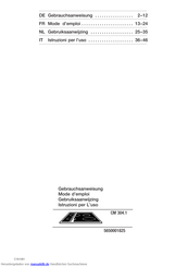 Constructa CM 304.1 Gebrauchsanweisung