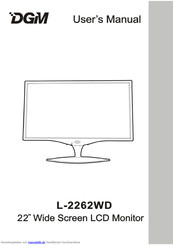 DGM L-2262WD Benutzerhandbuch