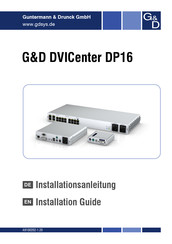 G&D DVICenter DP16 Installationsanleitung