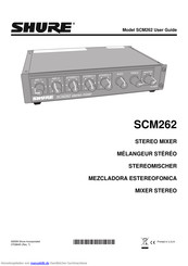 Shure SCM262 Handbuch