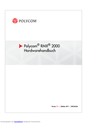 Polycom RMX 2000 Handbuch