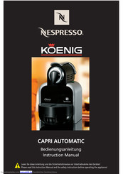 Nespresso Koenig Capri Automatic Bedienungsanleitung