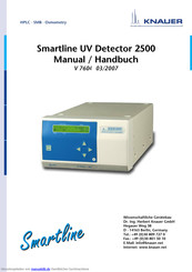 Knauer Smartlibe UV Detector 2500 Handbuch