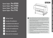 Epson Stylus Pro 7700 Installationshandbuch