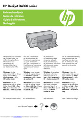 HP Deskjet D4300 series Referenzhandbuch