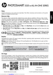 HP Photosmart 5520 e-ALL-IN-ONE SERIES Handbuch