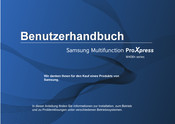 Samsung M408 series ProXpress Benutzerhandbuch