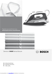 Bosch Sensixx’x DA50 SensorSecure Gebrauchsanleitung