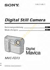 Sony Mavica MVC-FD73 Bedienungsanleitung