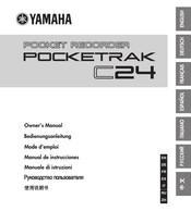 Yamaha POCKETRAK C24 Bedienungsanleitung