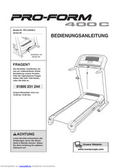 ProForm 400C PETL30506.0 Bedienungsanleitung