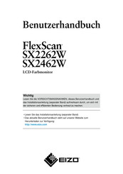Eizo FlexScan SX2462W Benutzerhandbuch