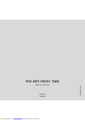 Grundig FINE ARTS VISION MFW 82-725-9 DVD Bedienungsanleitung