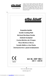 Efbe-schott DKP 100.1 Gebrauchsanleitung