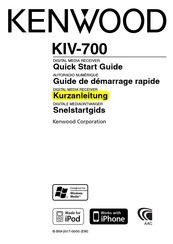 Kenwood KIV-700 Kurzanleitung