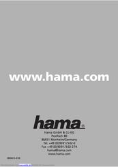 Hama 00034313 Quixotic Handbuch