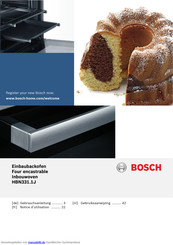 Bosch HBN331.1J Gebrauchsanleitung