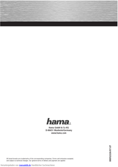 Hama 00052226 Bedienungsanleitung