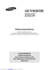 Samsung SyncMaster 211MP Bedienungsanleitung