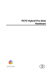 Pinnacle PCTV Hybrid Pro Stick Handbuch