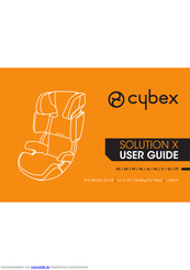 Cybex Solution X Kurzanleitung