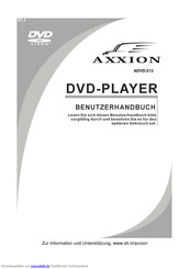 Axxion ADVD-213 Benutzerhandbuch