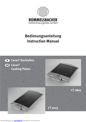 Rommelsbacher CT 3005 Bedienungsanleitung