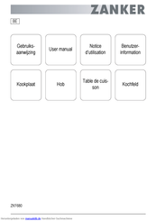 Zanker ZKF680 Benutzerinformation