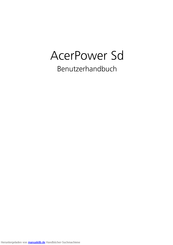 Acer Power Sd Benutzerhandbuch
