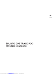 Suunto GPS TRACK POD Benutzerhandbuch