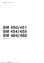 Gaggenau BM 485 Gebrauchsanleitung