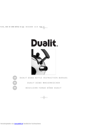 Dualit DUALIT DOME Anleitung