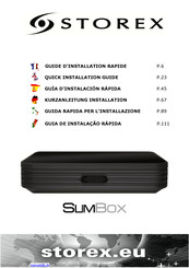 Storex SlimBox Kurzanleitung
