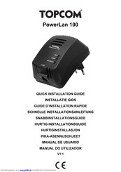 Topcom powerlan 100 Schnellinstallationsanleitung