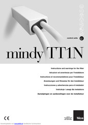 Nice mindy TT1N Installationsanleitung
