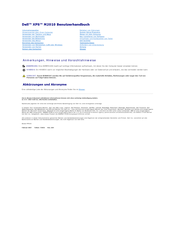 Dell XPS M2010 Benutzerhandbuch