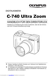 Olympus C-740 Ultra Zoom Handbuch