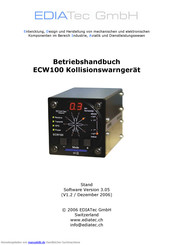 EDIATec ECW100 Betriebshandbuch