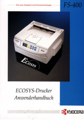 Kyocera FS-400 Anwenderhandbuch