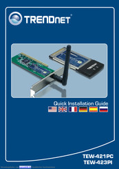 TRENDnet TEW-421PC Schnellinstallationsanleitung