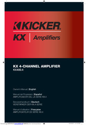 Kicker KX400.4 Benutzerhandbuch