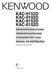 Kenwood KAC-9102D Bedienungsanleitung