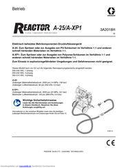 Graco Reactor A-XP1 Handbuch
