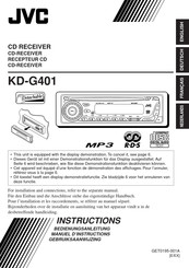 JVC KD-G401 Bedienungsanleitung