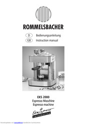 Rommelsbacher EKS 2000 Bedienungsanleitung
