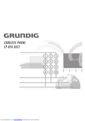 Grundig CP-870 Dect Handbuch